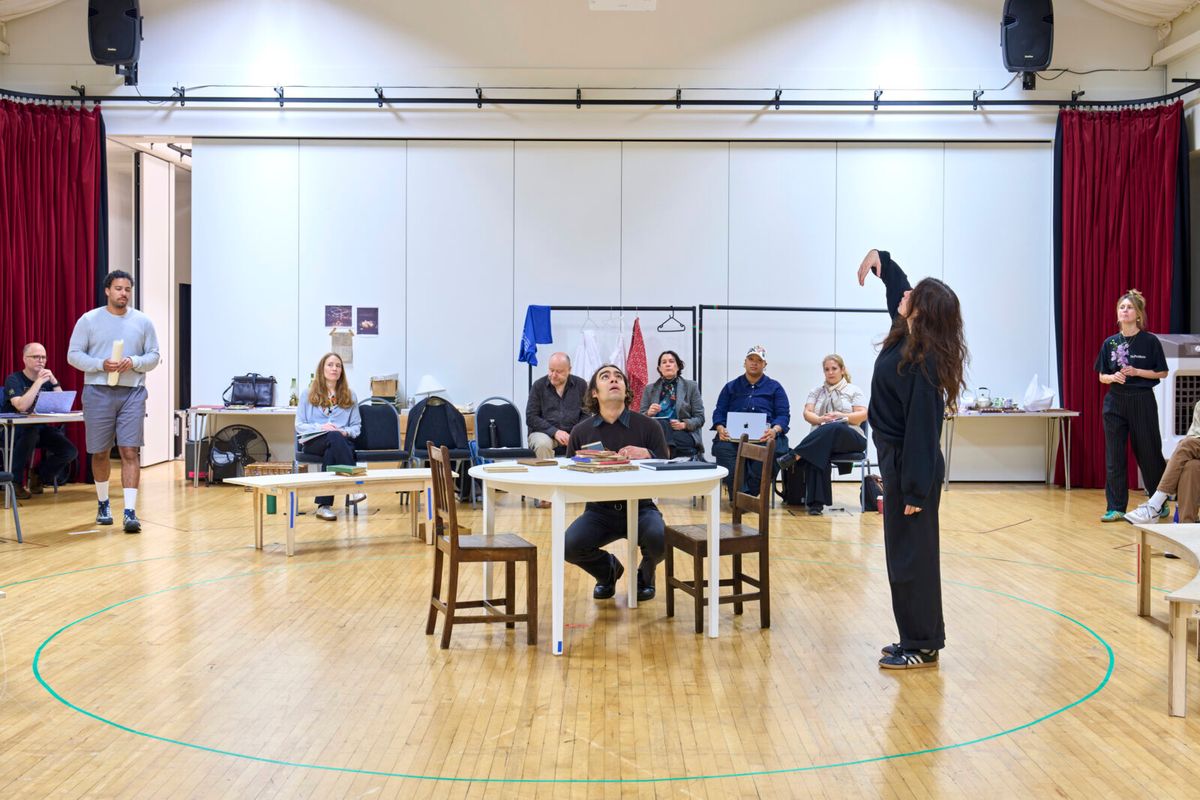 Seamus Dillane and Isis Hainsworth at Photos: First Look At Rehearsals For ARCADIA In Preparation For West End Transfer