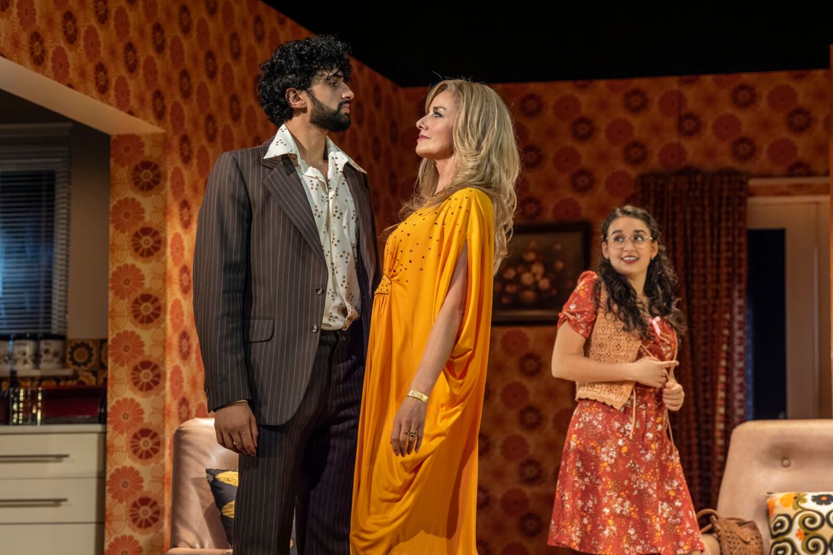 Omar Malik, Tamzin Outhwaite & Lauren Patel at Photos: First Look At ABIGAIL'S PARTY At Theatre Royal Bath
