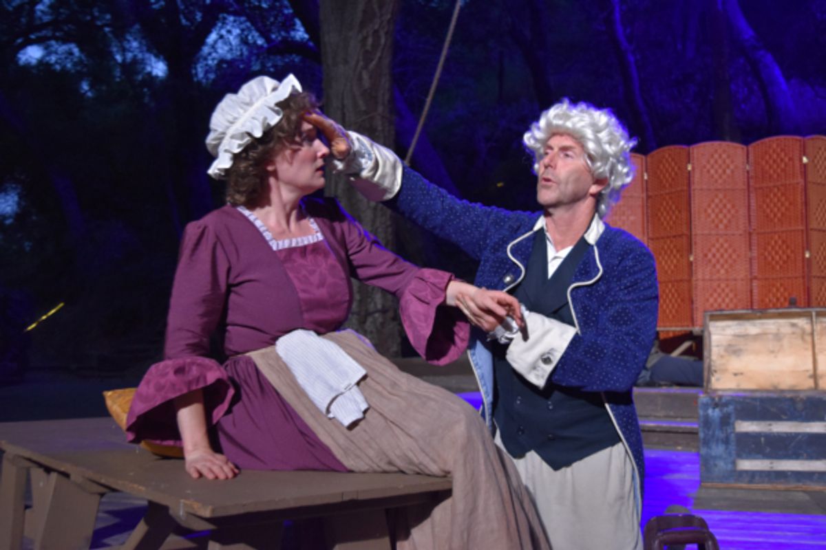 Willow Geer and Aaron Hendry at Photos: TREASURE ISLAND To Open At Theatricum Botanicum’s Outdoor Stage