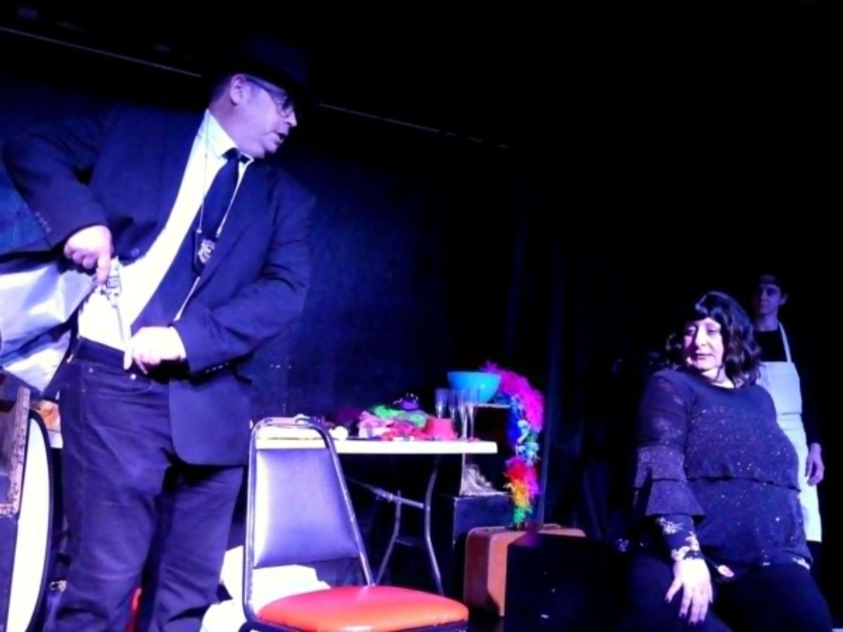 John Meehan, Evie Aronson, Vikki Martin, Photo: Roberto Tobar at Photos: DIAL M FOR MACGUFFIN at The Producers Club in NYC