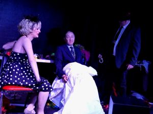 Natalie Hunter, Robert Baumgardner, John Meehan, Photo: Roberto Tobar @ BroadwayWorld Natalie Hunter, Robert Baumgardner, John Meehan, Photo: Roberto Tobar Photo