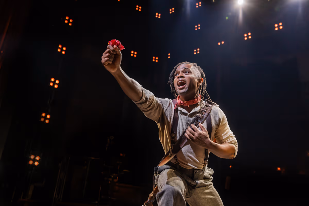 John-Michael Lyles at Photos: First Look at John-Michael Lyles as Orpheus in HADESTOWN