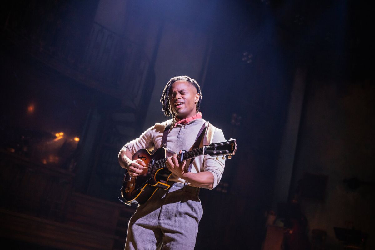 John-Michael Lyles at Photos: First Look at John-Michael Lyles as Orpheus in HADESTOWN
