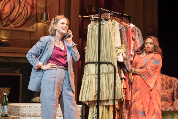 Abigail Cruttenden (Claire) and Rina Fatania (Indira) Photo