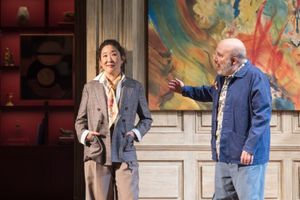 Sandra Oh (Alice) and Paul Chahidi (John) Photo