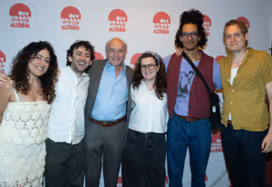 Nadine Malopuf, Misha Brooks, Peter Friedman (Legend of Off Broadway Honoree), Nina White, Caleb Joshua Eberhardt, Paul Cooper @ BroadwayWorld Nadine Malopuf, Misha Brooks, Peter Friedman (Legend of Off Broadway Honoree), Nina W Photo