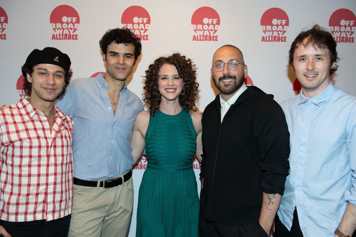 Kevin Zambrano, Fransico J Gonzalez, Eryn LeCroy, Cesar Hawas, and Asher Young at Photos: Inside the Off Broadway Alliance Awards