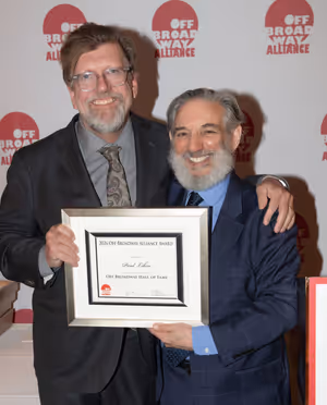 Oskar Eustis with Peter Breger Photo