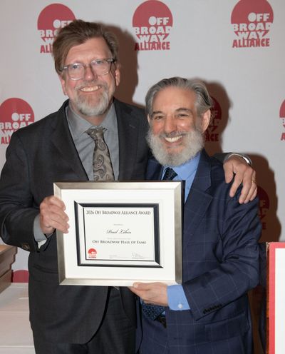 Oskar Eustis with Peter Breger Photo