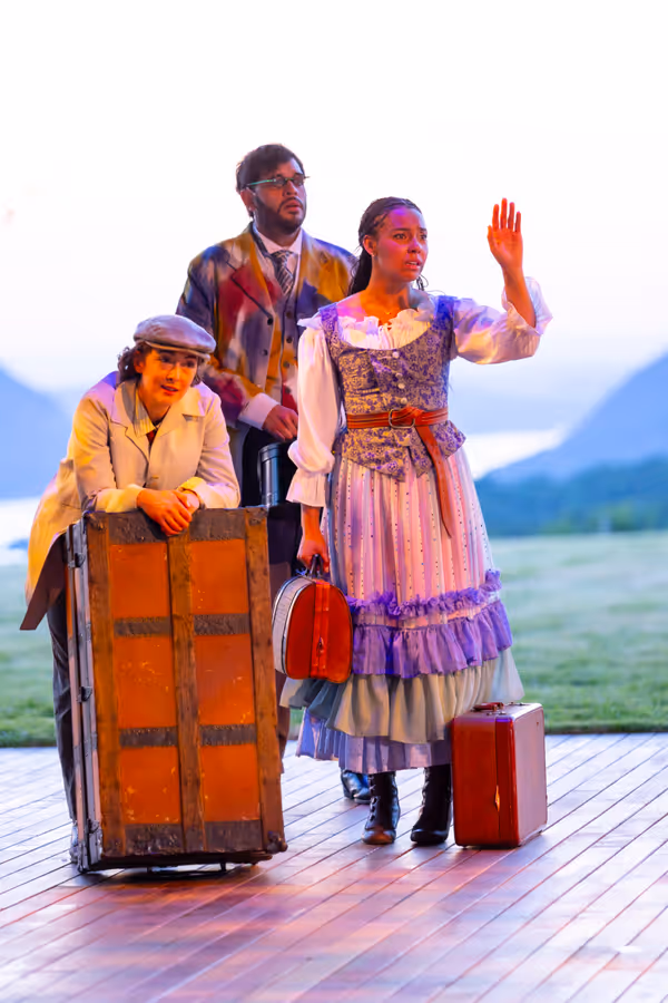 Helen Cespedes, Luis Quintero and Safiya Harris Photo