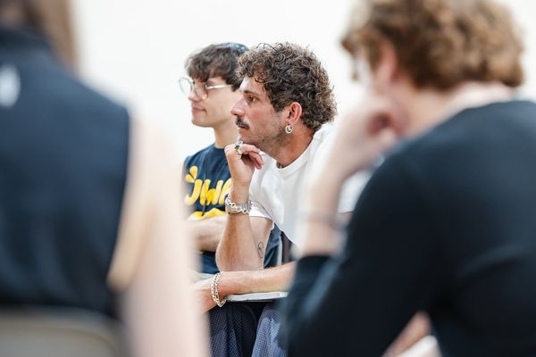 Max Harwood and Michael Mather Photo