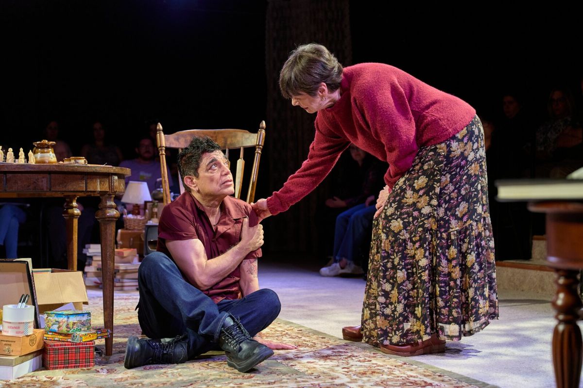 Michael DeLorenzo and Alma Cuervo at Photos: WHAT BECAME OF US is Now Playing at Signature Theatre