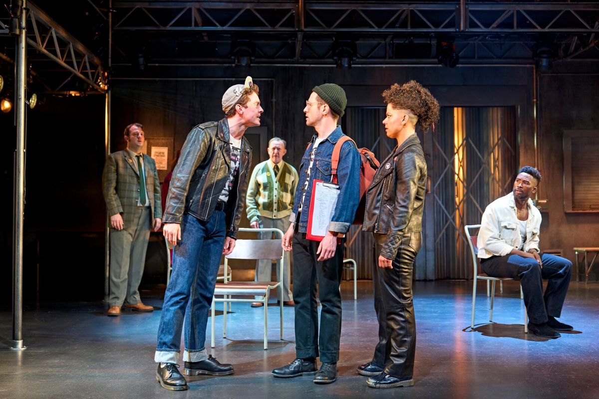 Matthew Woodyatt, Jhon Lumsden, Darren Lawrence, Matthew Durkan, Courtney Stapleton, and Jordan Shaw at Photos: PRIDE Makes World Premiere at the National Theatre