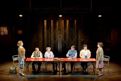 Caroline Sheen, Darren Lawrence, Gillian Elisa  Matthew Woodyatt, Sarah Pugh, and Kir Photo