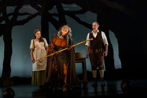 Alex Finke, Pearl Sun as Witch, and Javier Muñoz Photo