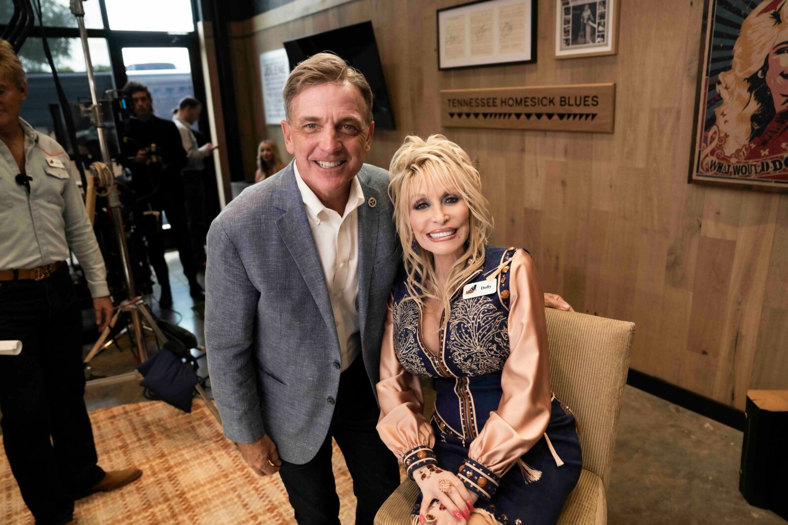 Photos: Dolly Parton Makes Surprise Appearance at Grand Opening of Dolly's Tennessean Travel Stop Image