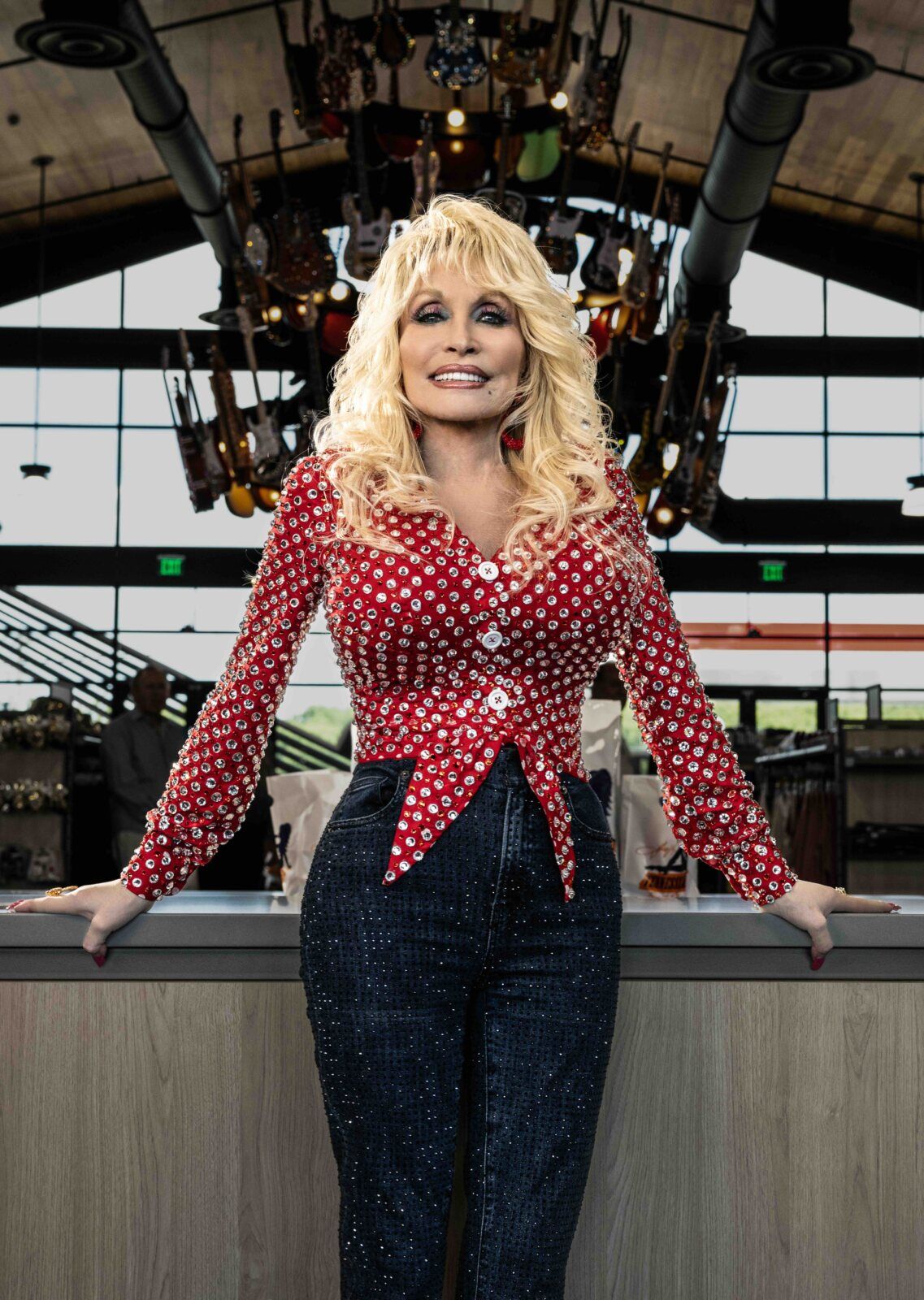 Photos: Dolly Parton Makes Surprise Appearance at Grand Opening of Dolly's Tennessean Travel Stop Image