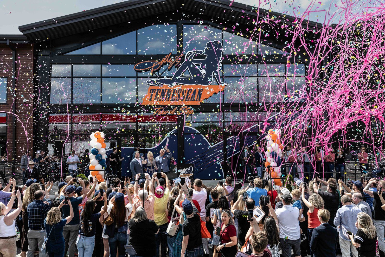Photos: Dolly Parton Makes Surprise Appearance at Grand Opening of Dolly's Tennessean Travel Stop Image