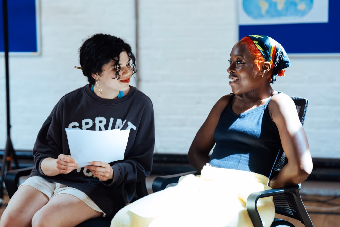 Photos: Headlong's ROBOTA in Rehearsal at Oxford Image