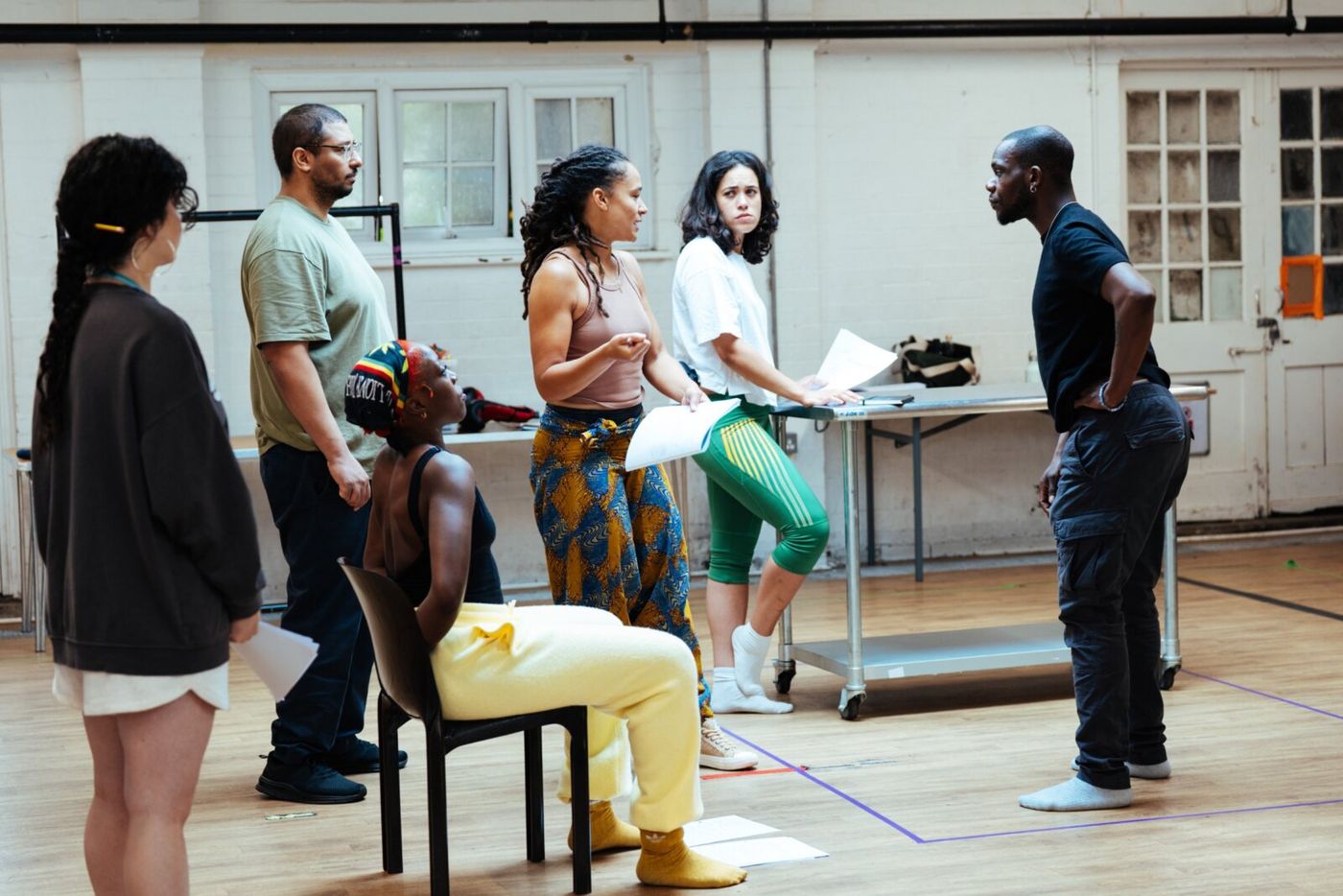Photos: Headlong's ROBOTA in Rehearsal at Oxford Image