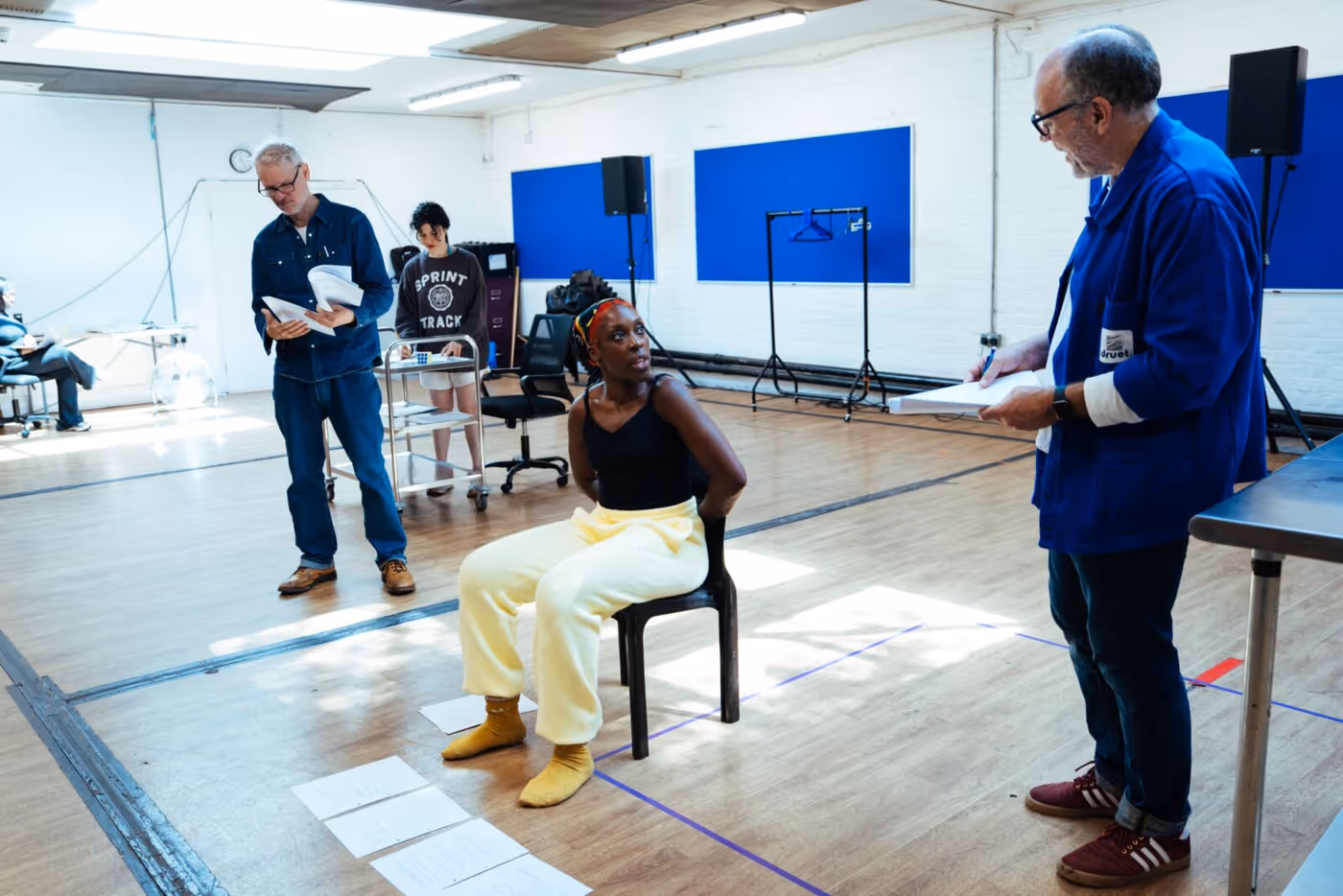 Photos: Headlong's ROBOTA in Rehearsal at Oxford Image