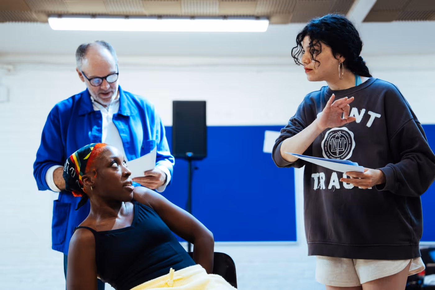 Photos: Headlong's ROBOTA in Rehearsal at Oxford Image