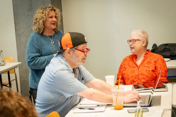 Designers Kathy Fabian, Darron L West and Amy Stoller Photo