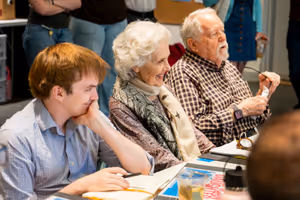 Will DeVary, Mary Beth Peil and Dakin Matthews @ BroadwayWorld Will DeVary, Mary Beth Peil and Dakin Matthews Photo