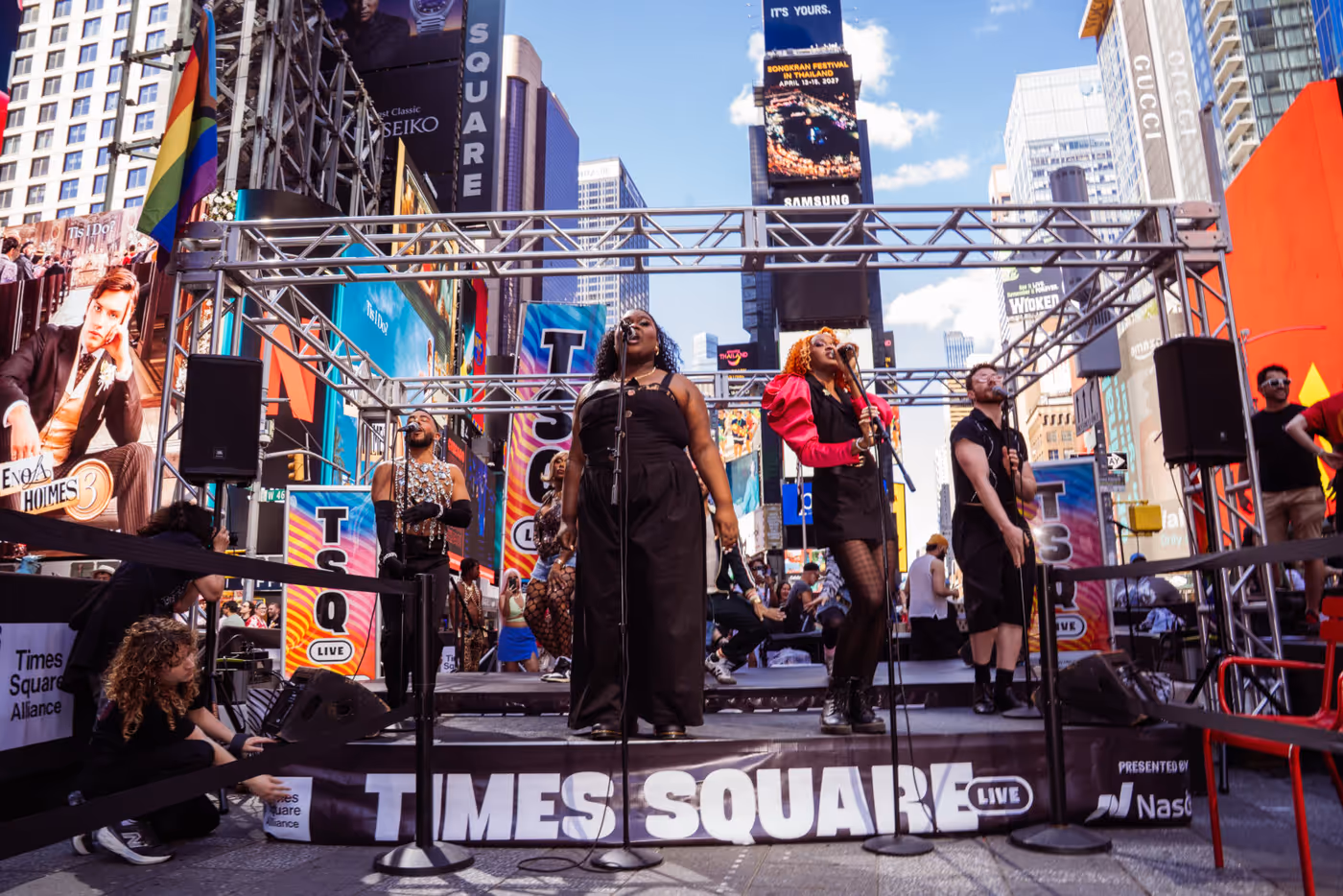Photos: LOVE IS IMAGINATION Pride Mini Ball in Times Square Image