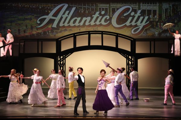 Max Frank, Olivia Steele and the company of RAGTIME Photo