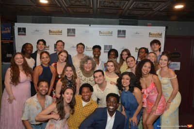 The Cast and Creative Team of Beautiful The Carole King Musical Photo