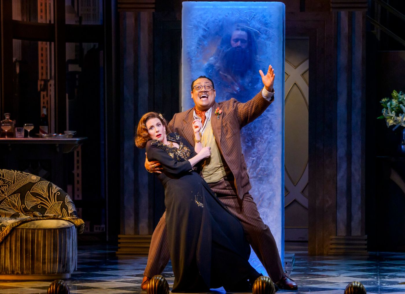 Photos: Megan Mullally and Nick Offerman in ICEBOY! at the Goodman Image