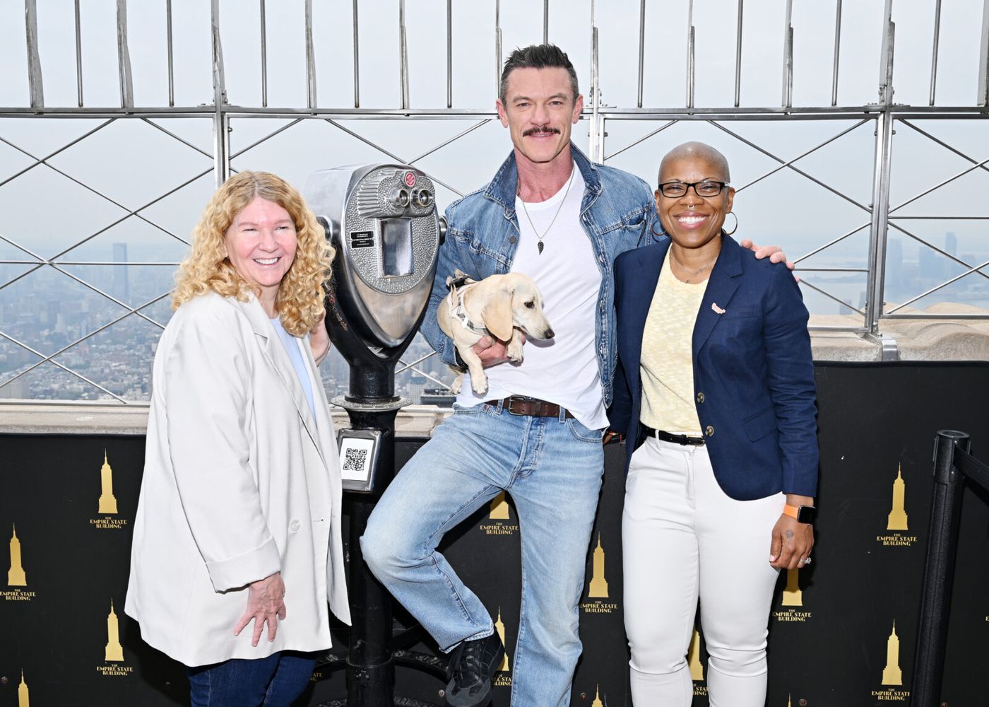 Photos: THE ROCKY HORROR SHOW Star Luke Evans Lights a Rainbow Empire State Building for NYC Pride Image
