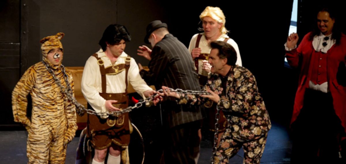 Shangri-La-La with Danny Zheng, Gage Wright, Dean Davis, Carson Hopkins, Pete Garvey, Jeff Stratford. at Photos: Rogue Theater Festival  in Rehearsal at The Flea