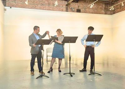 Blue Skies Yonder with Peter Fenton, Avery Kellington, and Samuel Cheng. Photo
