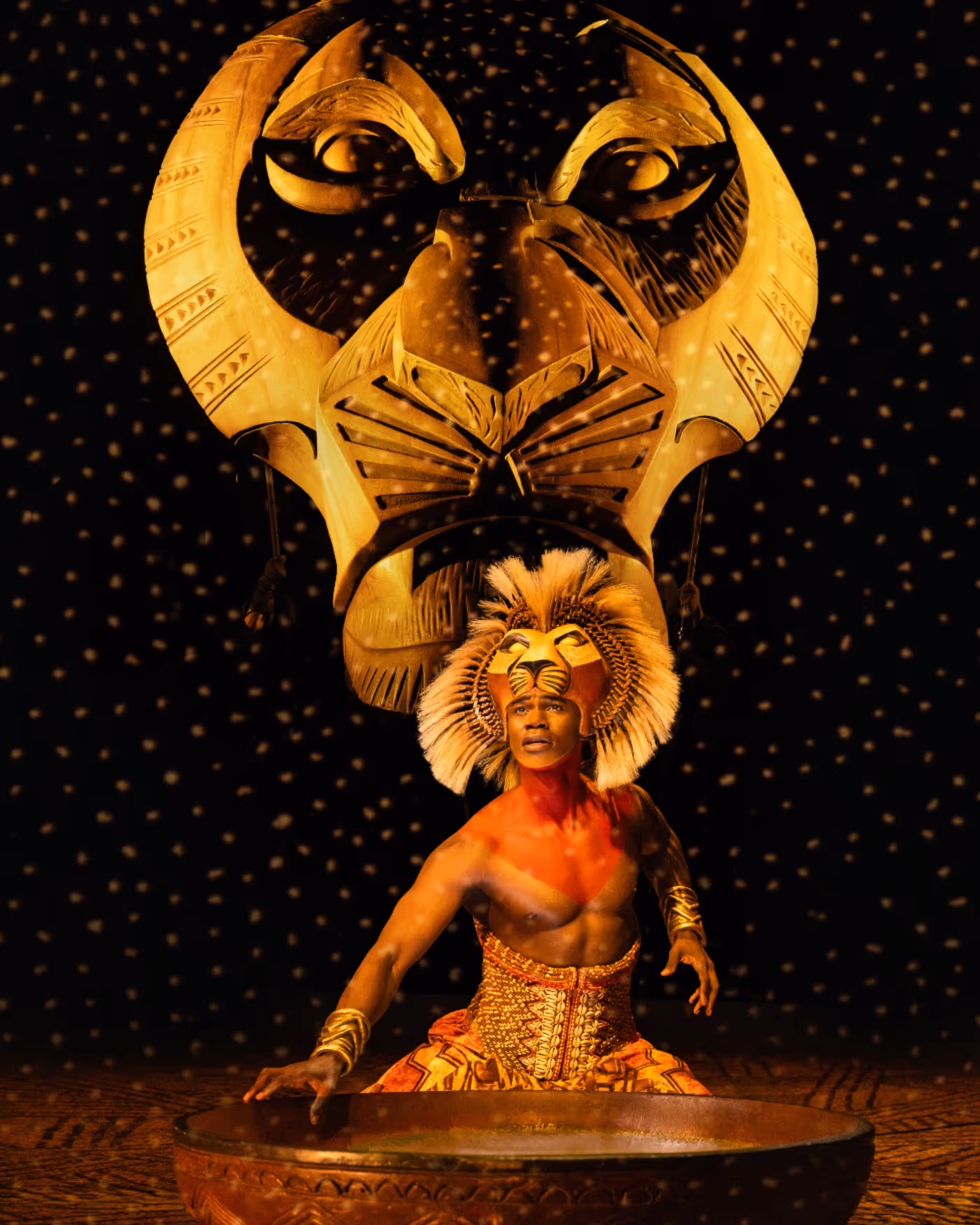 Photos: Mduduzi Madela as Simba in THE LION KING on Broadway Image