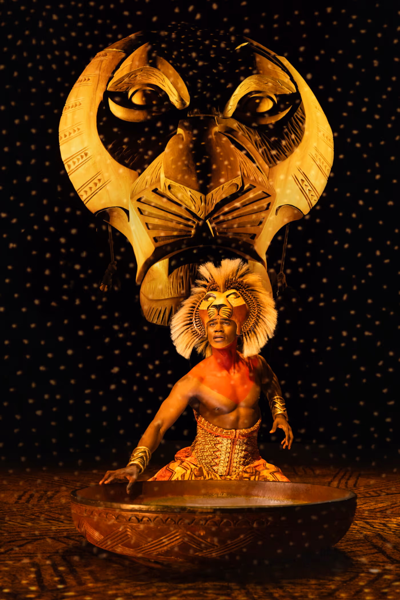Photos: Mduduzi Madela as Simba in THE LION KING on Broadway Image