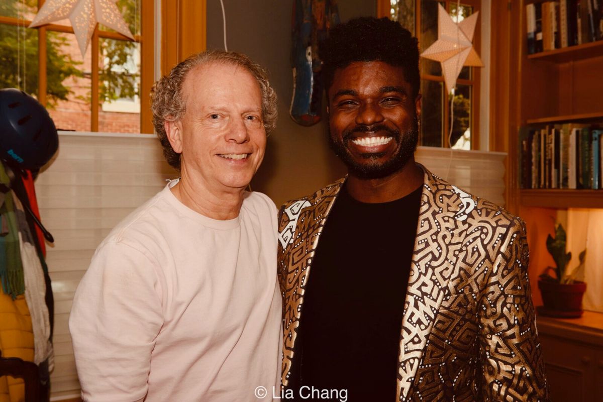 Bruce Cohen and Dr. Edward W. Hardy at Photos: BASIL BIGGS Workshop Premiere Closes at Wilma Theatre