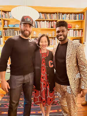 John Clarence Stewart, Lia Chang, and Dr. Edward W. Hardy @ BroadwayWorld John Clarence Stewart, Lia Chang, and Dr. Edward W. Hardy Photo