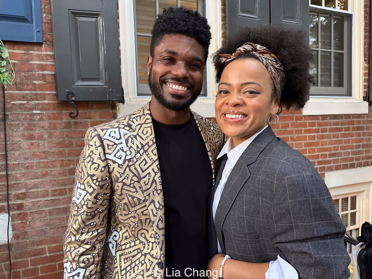 Dr. Edward W. Hardy and Kalyne Coleman at Photos: BASIL BIGGS Workshop Premiere Closes at Wilma Theatre