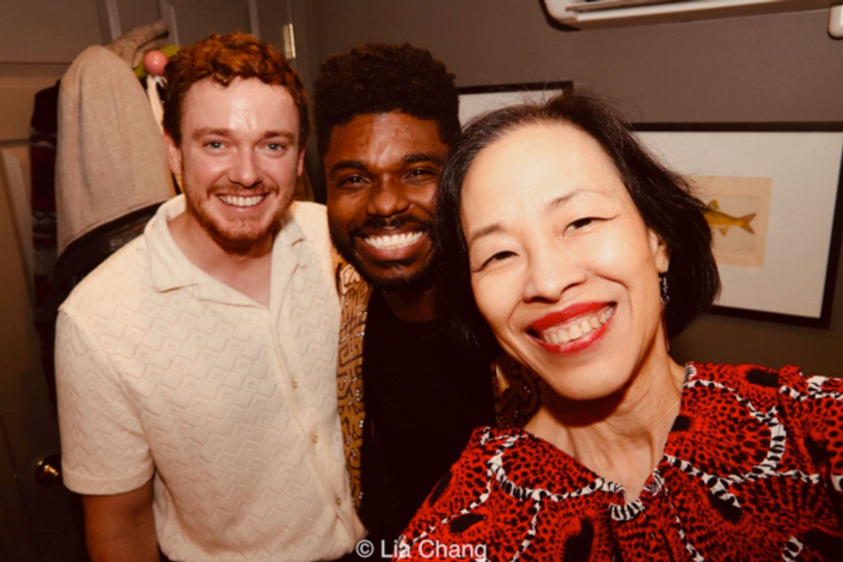 Eric Crist, Dr. Edward W. Hardy, and Lia Chang at Photos: BASIL BIGGS Workshop Premiere Closes at Wilma Theatre