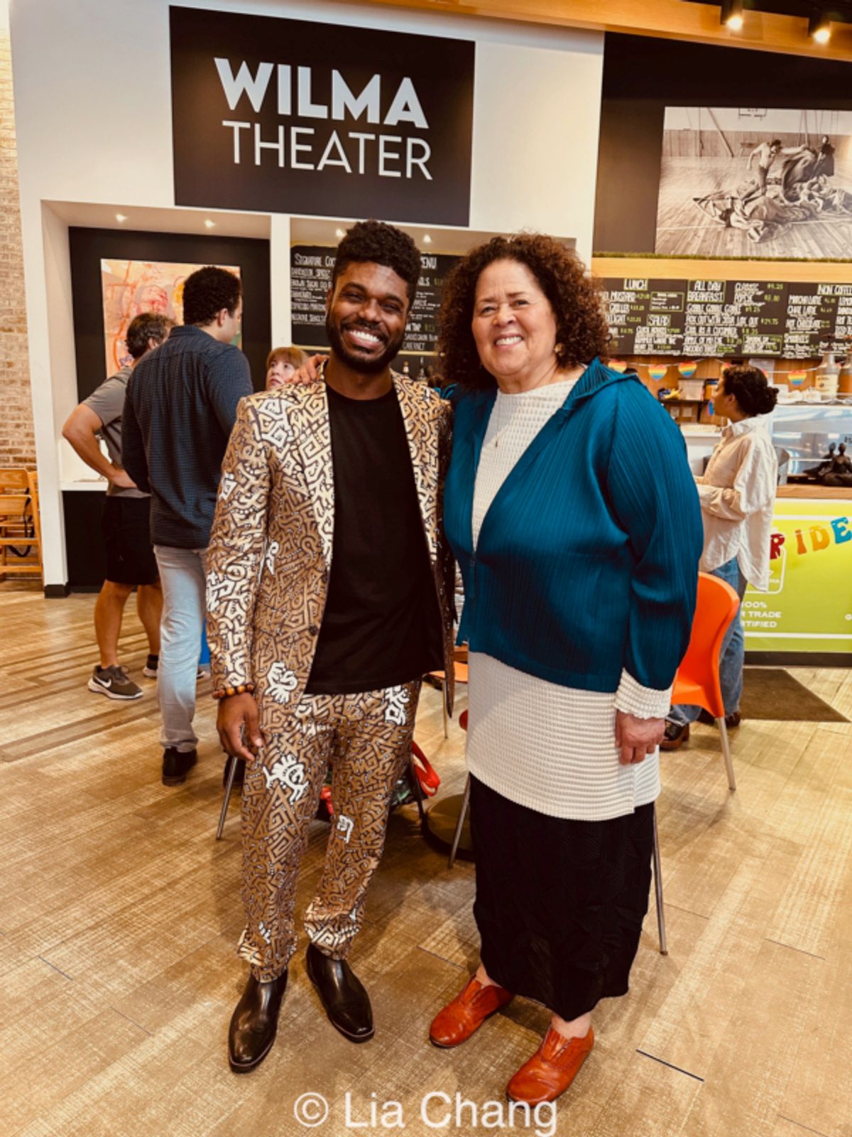 Dr. Edward W. Hardy and Anna Deavere Smith at Photos: BASIL BIGGS Workshop Premiere Closes at Wilma Theatre