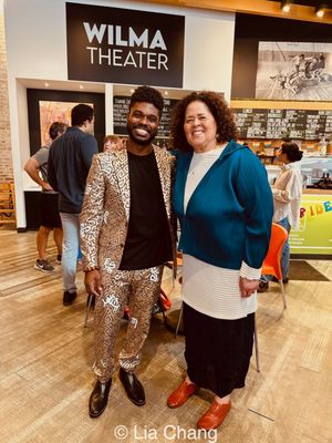 Dr. Edward W. Hardy and Anna Deavere Smith Photo