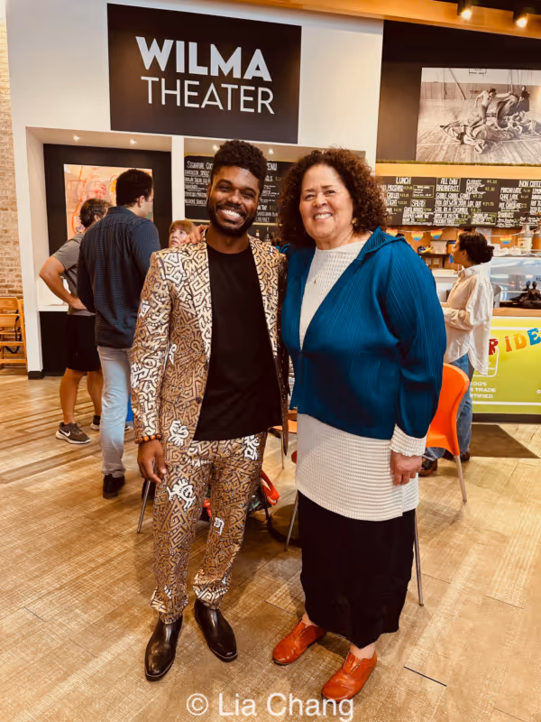 Dr. Edward W. Hardy and Anna Deavere Smith Photo