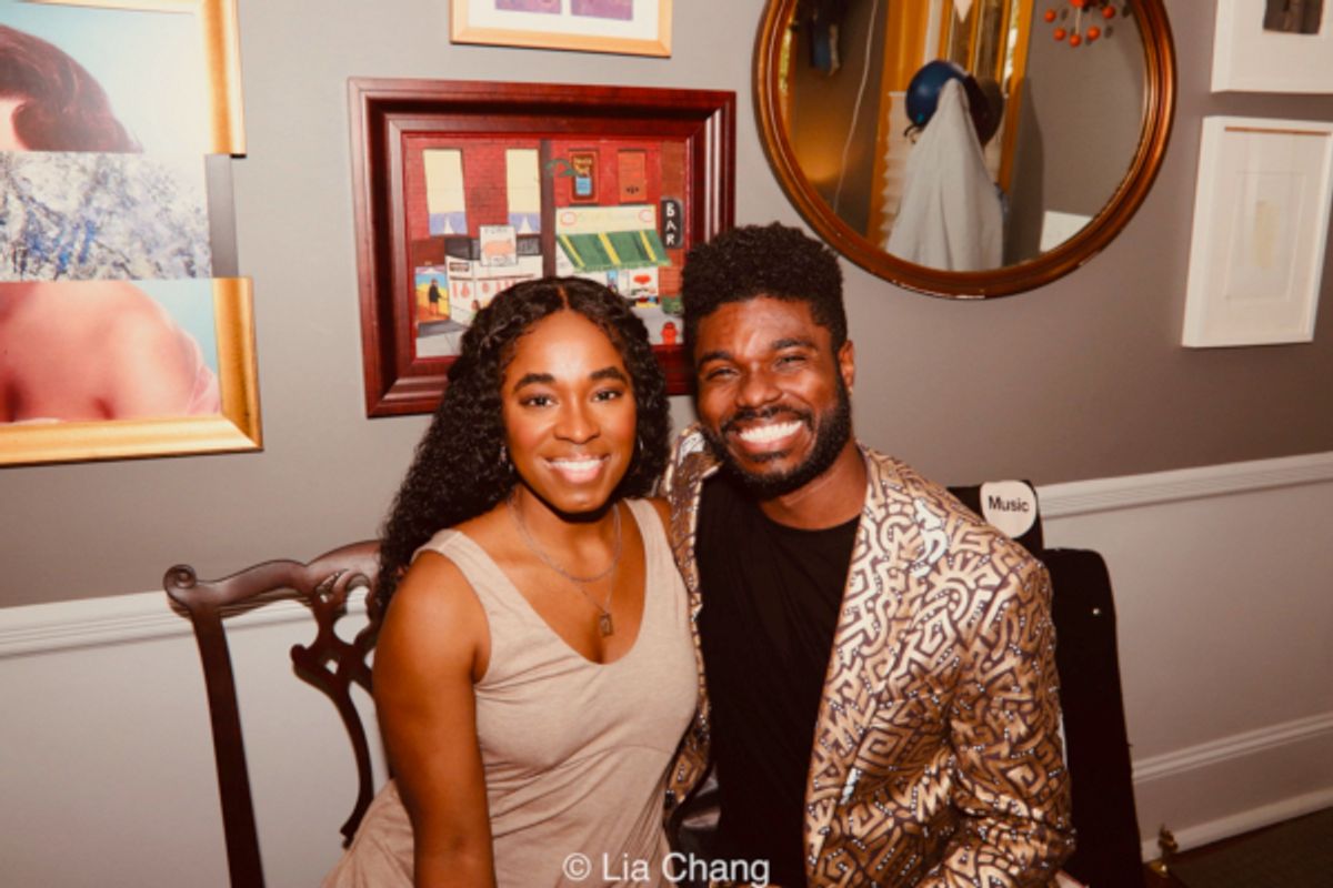 Kristolyn Lloyd and Dr. Edward W. Hardy at Photos: BASIL BIGGS Workshop Premiere Closes at Wilma Theatre