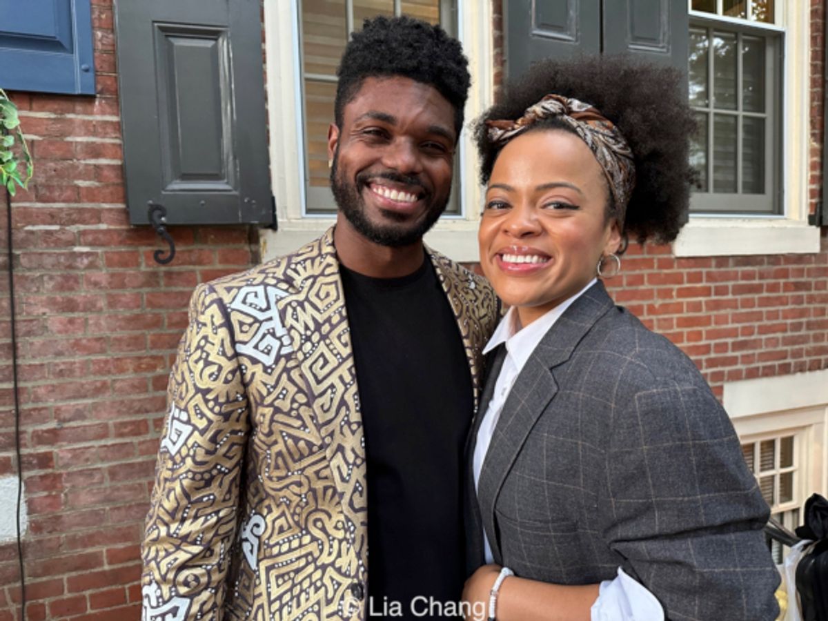 Dr. Edward W. Hardy and Kalyne Coleman at Photos: BASIL BIGGS Workshop Premiere Closes at Wilma Theatre