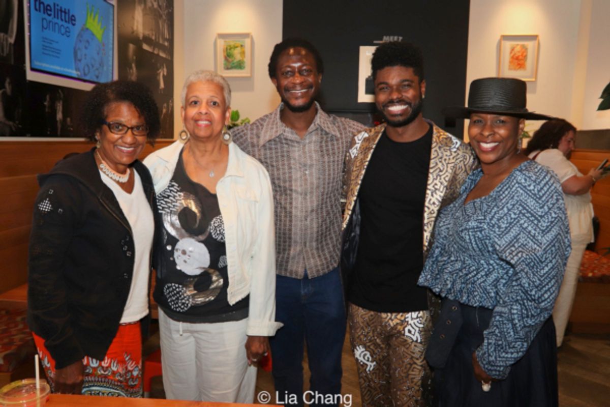 Norman Anthony Small (with Small family) and Dr. Edward W. Hardy at Photos: BASIL BIGGS Workshop Premiere Closes at Wilma Theatre