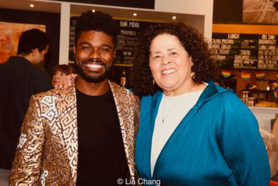 Dr. Edward W. Hardy and Anna Deavere Smith Photo