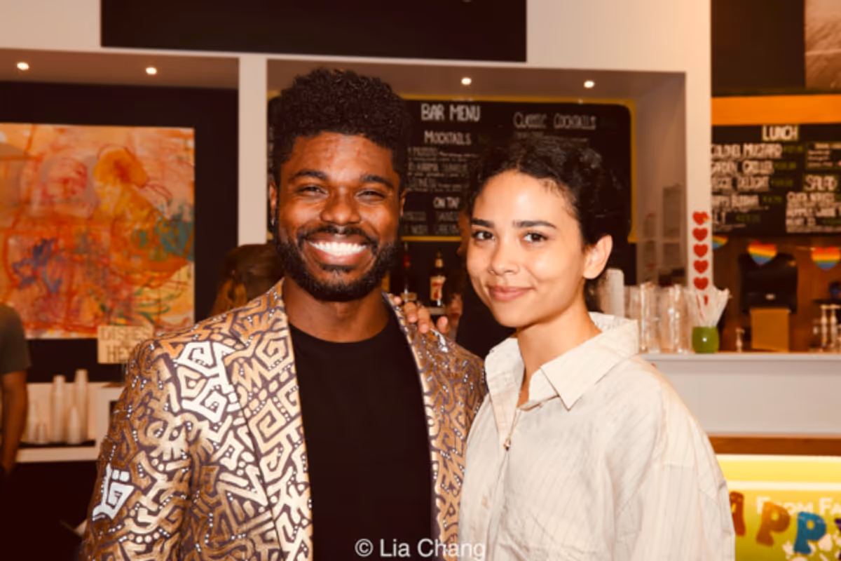 Dr. Edward W. Hardy and La  titia Hollard at Photos: BASIL BIGGS Workshop Premiere Closes at Wilma Theatre