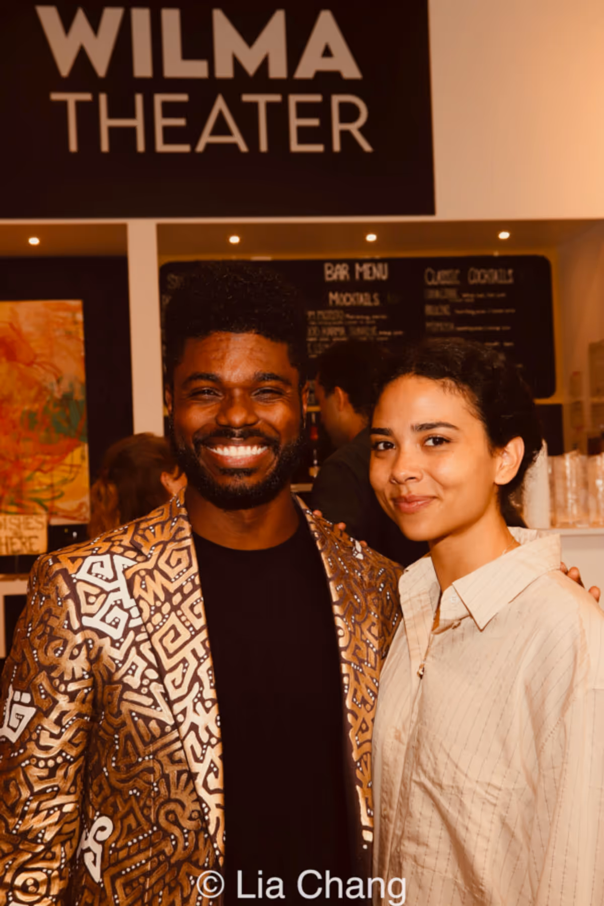 Dr. Edward W. Hardy and La  titia Hollard at Photos: BASIL BIGGS Workshop Premiere Closes at Wilma Theatre